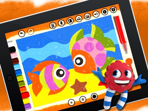 Sabbiarelli HD - Coloring book and pages for kids - easy, fun and creative games for sand art screenshot 4