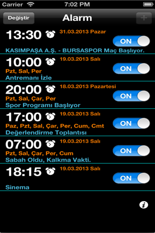 Bursaspor Saat screenshot 3