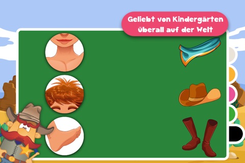 Free Kids Puzzle Teach me Cowboys and Indians Cartoon: Learn about Indian adventures and cool cowboys screenshot 4