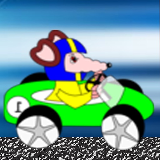 Rat In A Race Car Icon