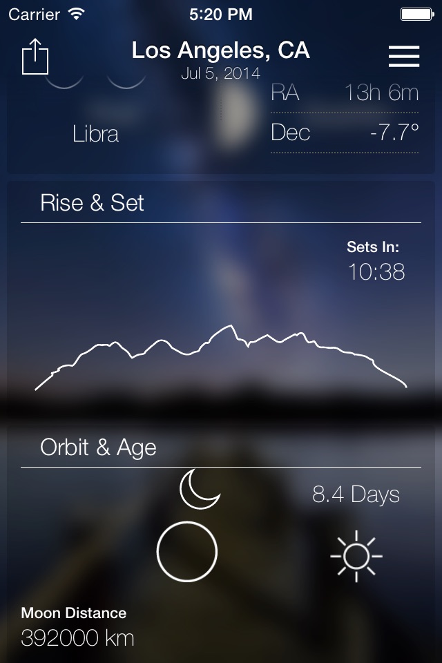Lunar Live - Moon Weather Forecast screenshot 4