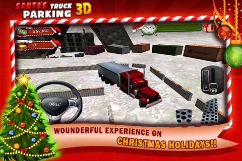 Santa Truck Parking 3D- Exciting & Addictive Driving Game screenshot 3