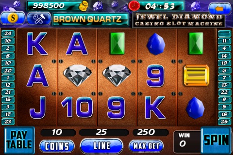 Jewel Diamond Casino Slot Machine : The Lucky Winner - Free Edition screenshot 4