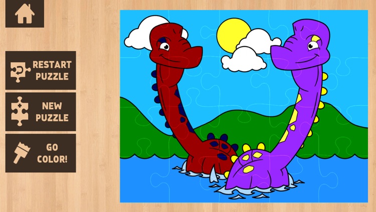 Color It Puzzle It: Dinosaurs Lite screenshot-4