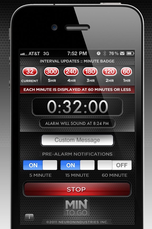 TIMER : MIN TO GO Reminders screenshot-3