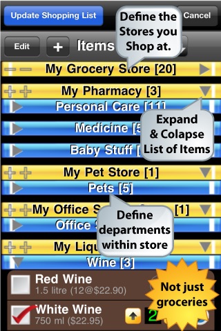 SHOPPING LIST - Shopping made Simple (GROCERY LIST & MORE) screenshot 3