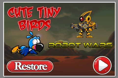 Cute Tiny Birds - Robot Wars Edition Free screenshot 4