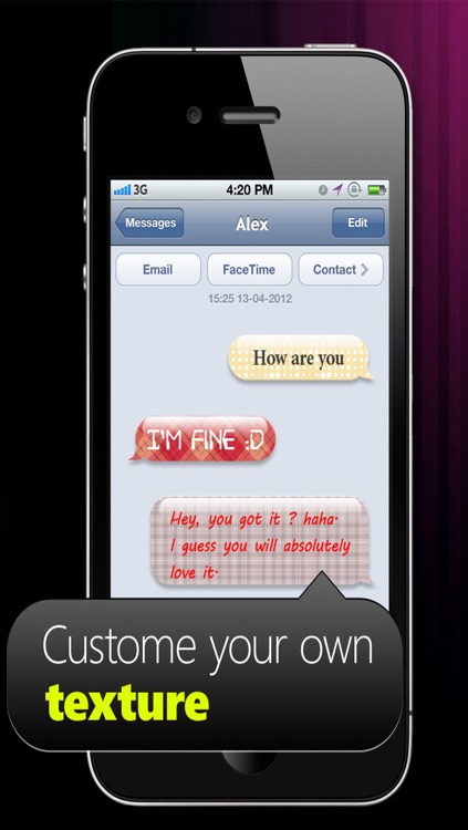 Color & Fonts for Messages