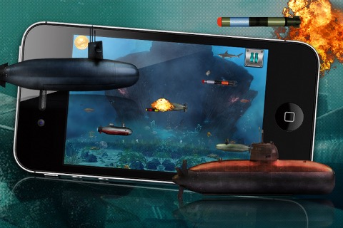PRO怒っバトル潜水艦 - 戦争の潜水艦ゲーム！のおすすめ画像1