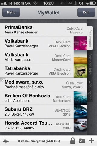 MyWallet Pro - Password & credit card manager screenshot 2
