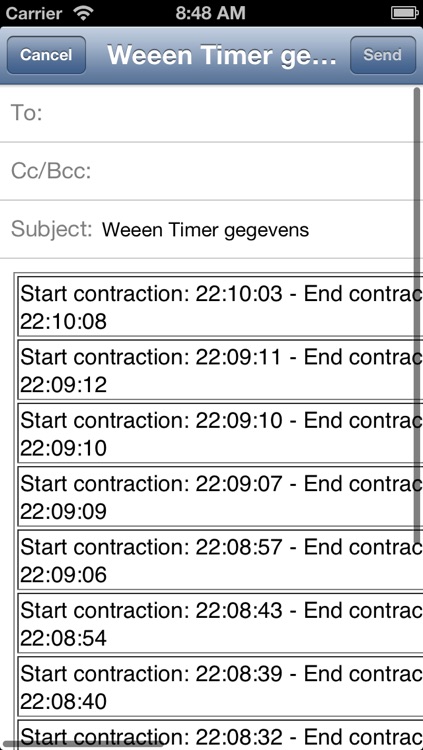 A contraction Timer screenshot-3