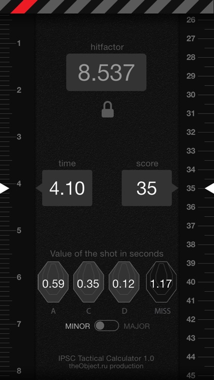 IPSC Tactical Calculator