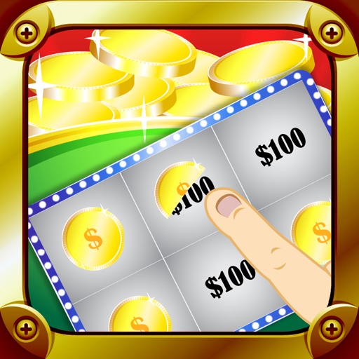 Casino Lottery Scratch Cards FREE - Fun Lotto Tickets and Prizes Icon
