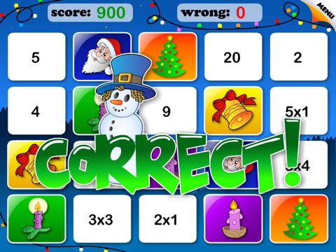 Abby Basic School Snowman Math: Challenge Educational Game for Kids by 22learn screenshot 4