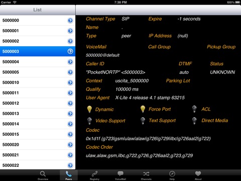 Asterisk Manager HD screenshot 4