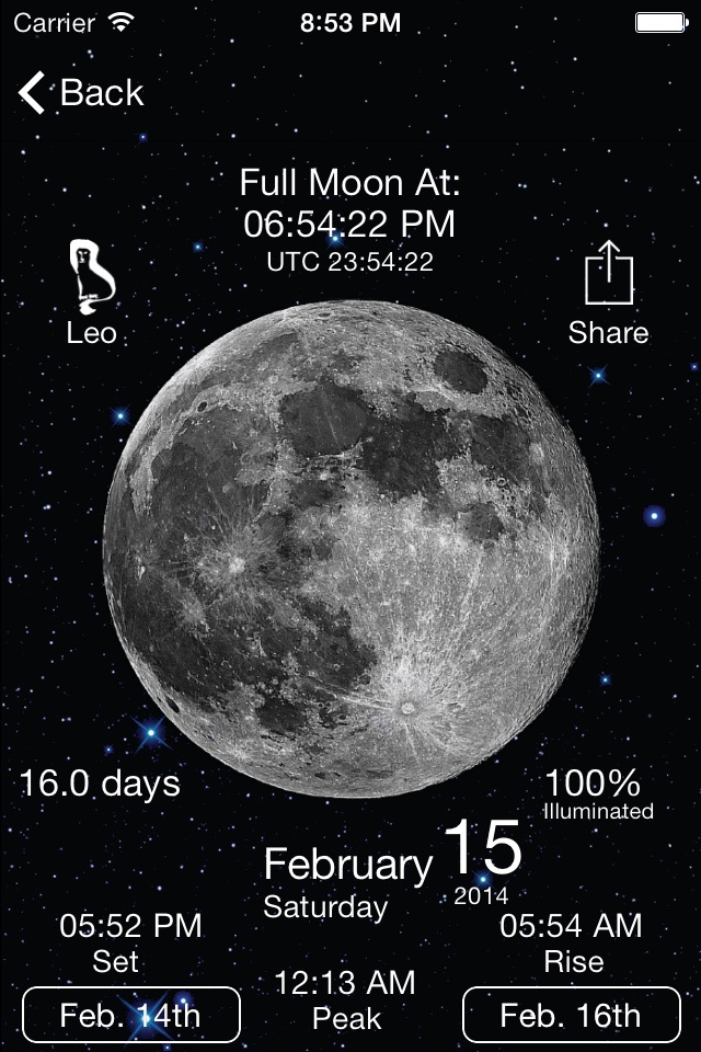 Solar Moon - Phase Calendar & Sun Info Tracker screenshot 4