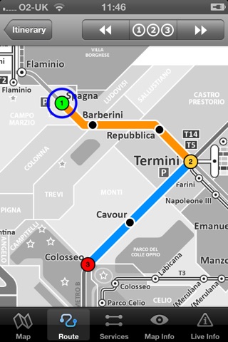 Rome Metro & Tram by Zuti screenshot 4