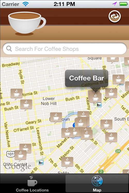 Coffee Shop Finder by Iconic Digital
