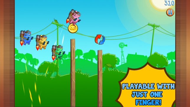 Jetpack Piggies Bros Screenshot