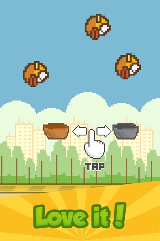 Falling Blue Bird - Flap-py Chick Resurrection 2 screenshot 2