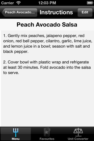 Appetizer Recipes for iPhone, iPad and iPod screenshot 4