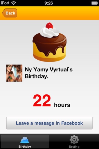 B-day lite for facebook screenshot 2