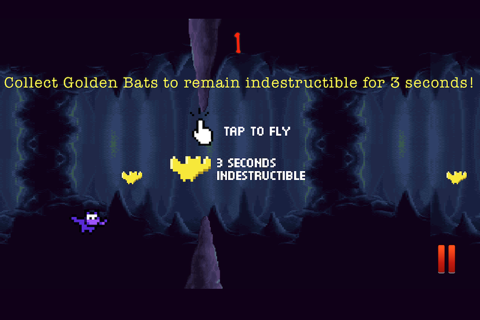 Fly Batty: Flappy Bat Racing Game screenshot 3