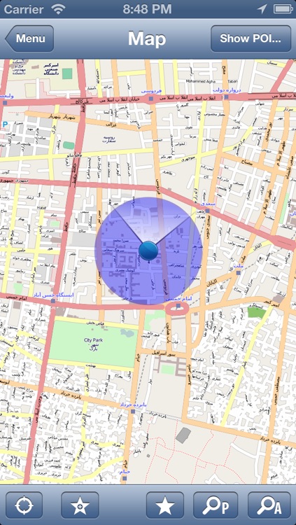 Iran Offline Map - PLACE STARS