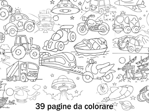 Cars Painting Book 4 School Kids HD - 31 transportation drawing pages with 4 creative coloring effects screenshot 4