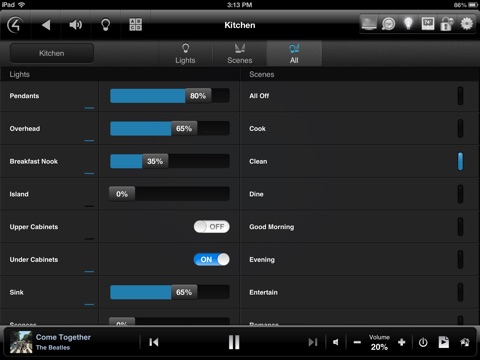 Control4 MyHome - iPad version screenshot 2