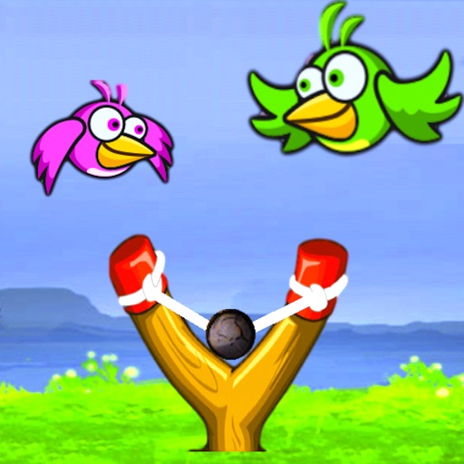 Slingshot Annoying Forest Bird: A Angry Flying Birds Shooting Game icon