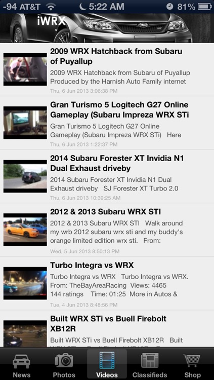 iWRX - News and Media for Subaru WRX STi Enthusiast!