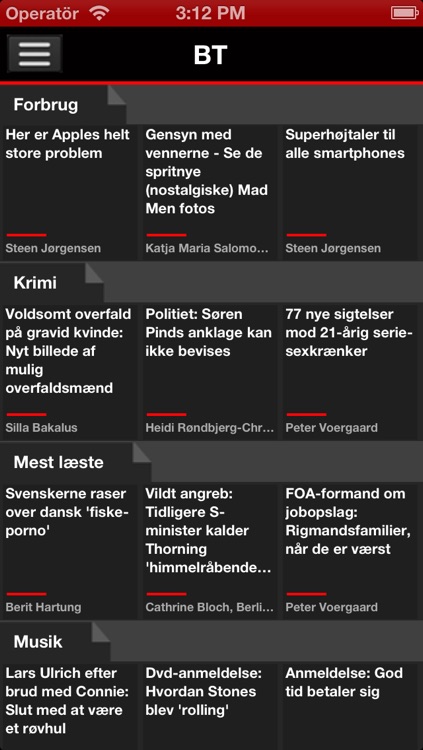 Danske Aviser - Danish newspapers - Newspapers Denmark