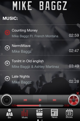 Mike Baggz App screenshot 2