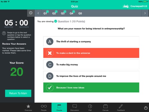 Coursepad HUB - Your Mobile Collaborative Learning Hub screenshot 2