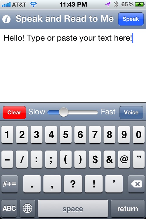 Speak and Read to Me - Text to Speech