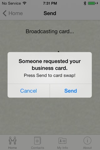 CardSwap - Exchange Business Cards with One-click screenshot 2