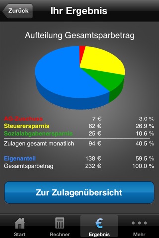 Förderrechner für Betriebsrenten screenshot 4