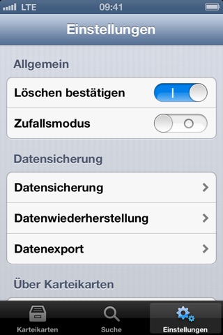 Karteikarten screenshot 4