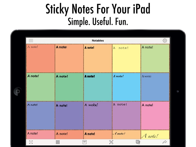Notables - sticky notes on the go!