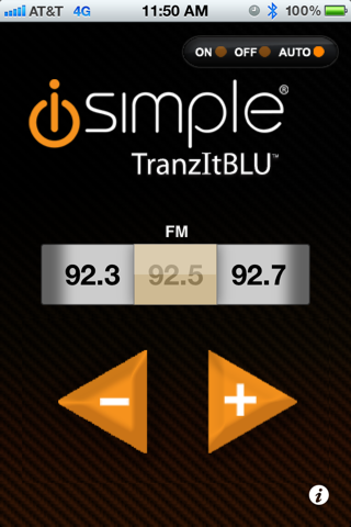 iSimple TranzIt BLU screenshot 2