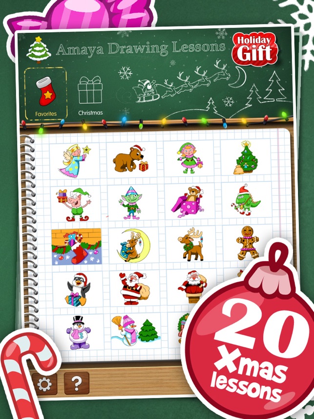 Amaya Drawing Lessons: Holiday Gift.(圖2)-速報App