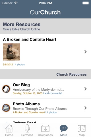 Grace Bible Church screenshot 4