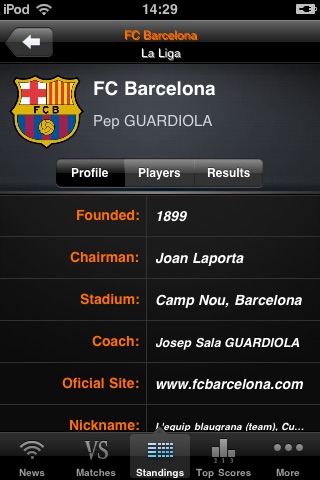 Spanish League - Soccer Live Scores