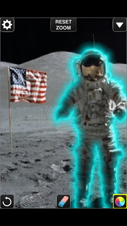 Glow Draw - paint, doodle, color on camera photos with light and share via email, Instagram and Twitter