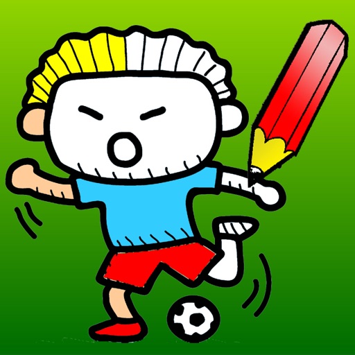 Soccer Coloring Book for Children: Learn to color and draw player, ball, field and more! iOS App