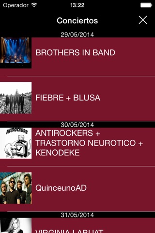 Conciertos en Sevilla screenshot 3