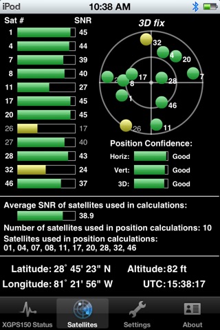 Bluetooth GPS Status Tool screenshot 2