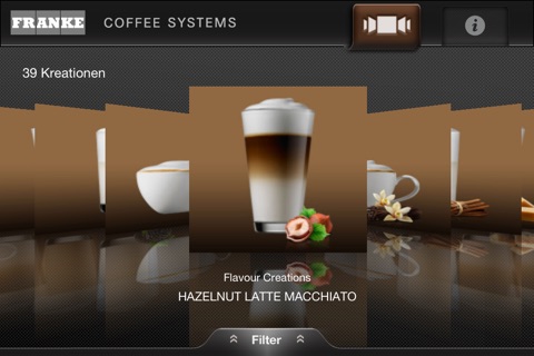 Coffee Ideas by Franke - iPhone Edition screenshot 2