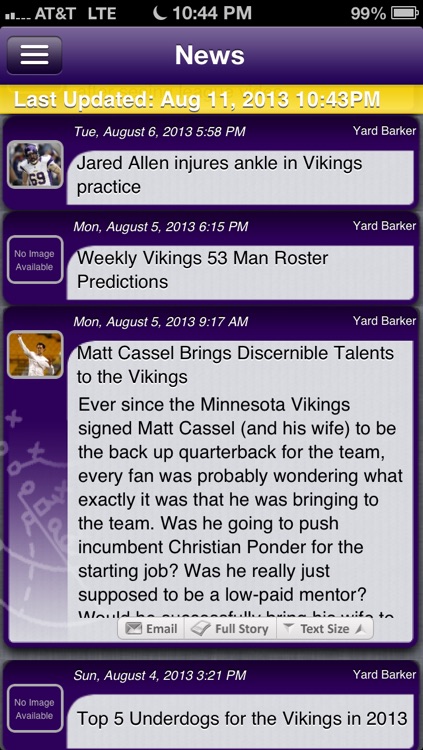 Minnesota Football Live